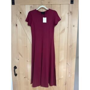 Hatch | NWT The Virginia Seamed Maternity Dress in Berry | Size 1
